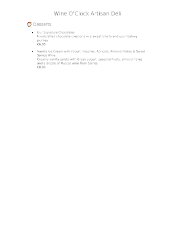 Wine O'Clock - Αθήνα