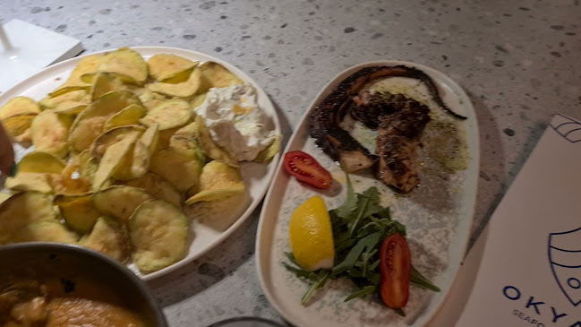 Opinii despre Okyalos Sea Food Restaurant în Νέος Μαρμαράς - Γαστρονομία και φιλοξενία