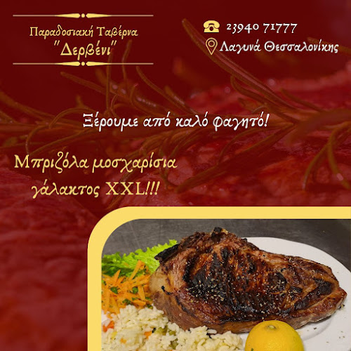 Opinii despre Παραδοσιακή Ταβέρνα "Δερβένι" în Λαγυνά - Γαστρονομία και φιλοξενία