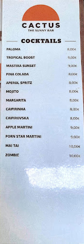 Cactus The Sunny Bar