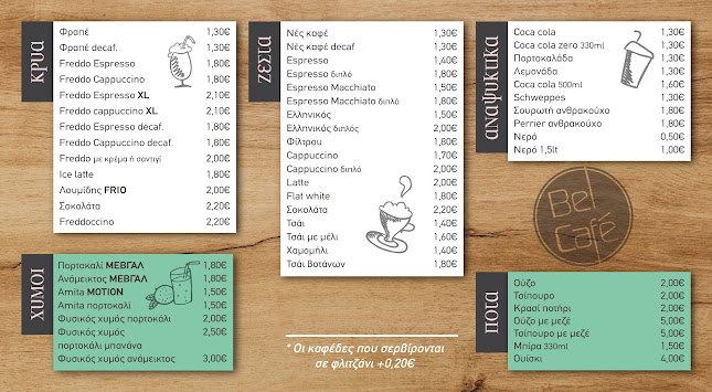 Opinii despre Bel cafe în Αθήνα - Γαστρονομία και φιλοξενία