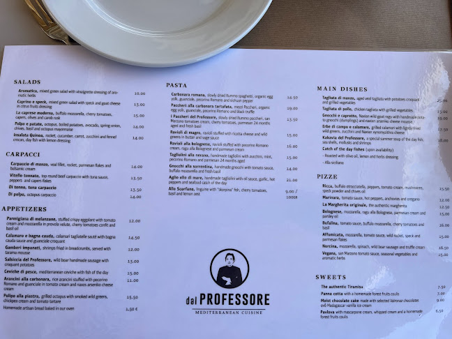 Opinii despre Dal Professore Naxos în Νάξος - Γαστρονομία και φιλοξενία