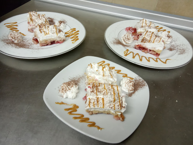 Stand by pizza and coffee