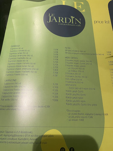 Le Jardin Extraordinaire Café