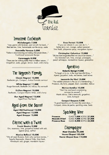 Opinii despre Frankie în Αθήνα - Γαστρονομία και φιλοξενία