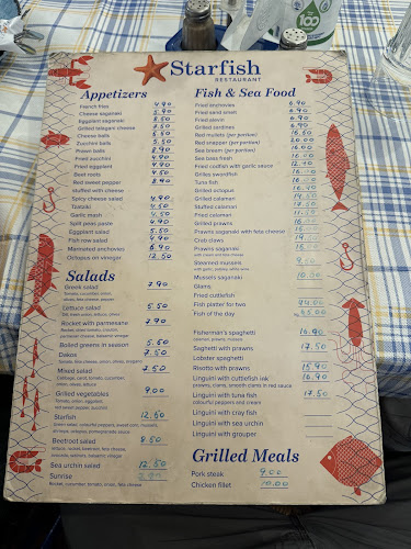 Opinii despre Starfish Restaurant Πειραιάς în Πειραιάς - Γαστρονομία και φιλοξενία