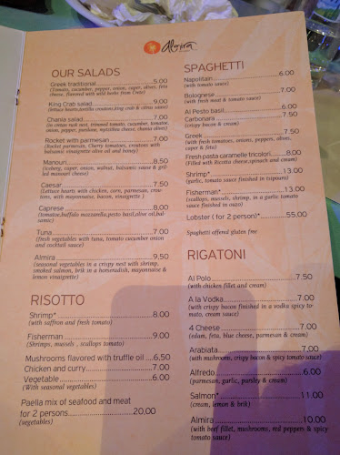 Almira Beach Bar Restaurant Chania - Γαστρονομία και φιλοξενία