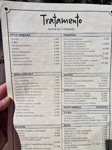 Opinii despre Tratamento Sea Side Bar & Restaurant în Καραβάδος - Γαστρονομία και φιλοξενία