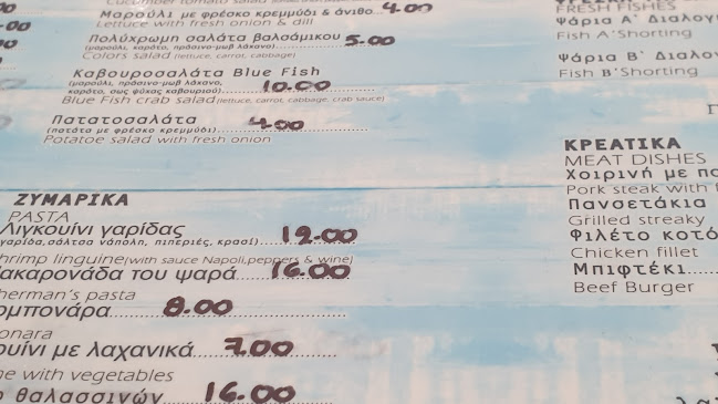 Opinii despre Blue Fish în Αστακός - Γαστρονομία και φιλοξενία