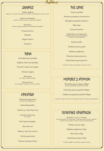 Ταβέρνα Ψησταριά Αηδόνια Βυτίνας