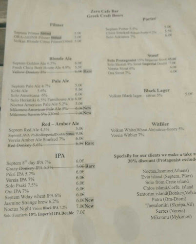 Opinii despre Zero Cafe - Bar - Beer Garden Kos în Κως - Γαστρονομία και φιλοξενία